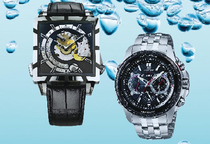 Water resistant clearance watch